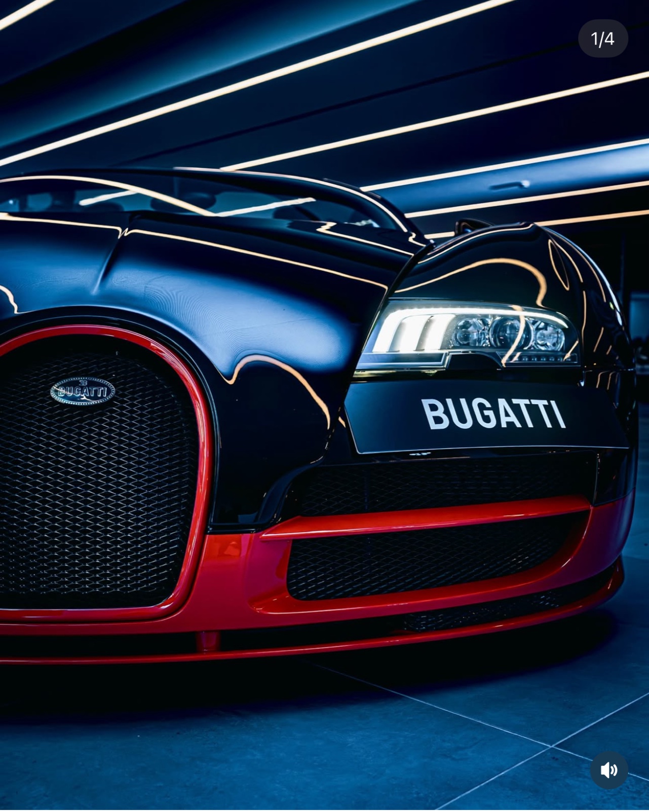 Bugatti Veyron — front grille close-up — Best Alex Shots, Vienna
